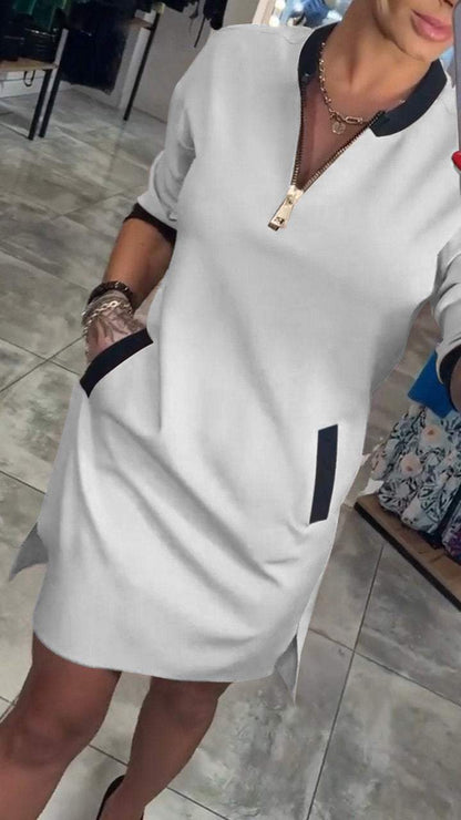 Women's Elbow-Sleeve Midi Dress – Rhiannon – White