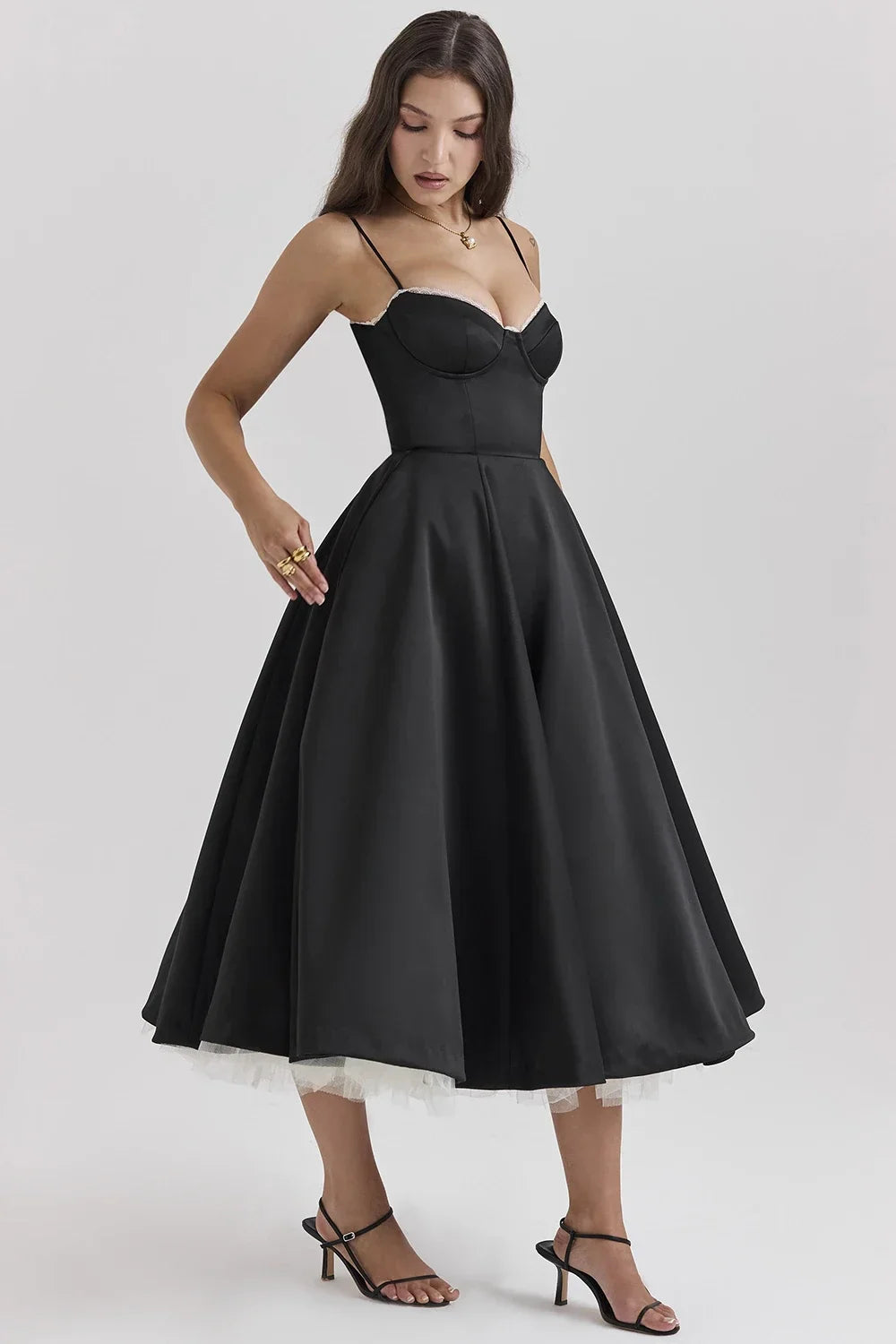 Women's Corset Midi Dress – Drew – view 4
