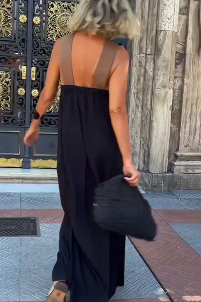 Sleeveless Dress with Crossover Halter Neck – Athena – view 4